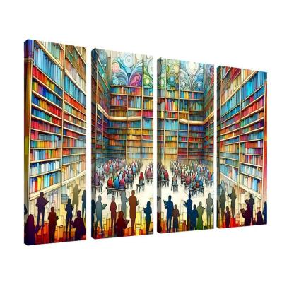 Words Unseen The Impact Of Literacy And Education Multi-panel Paintings