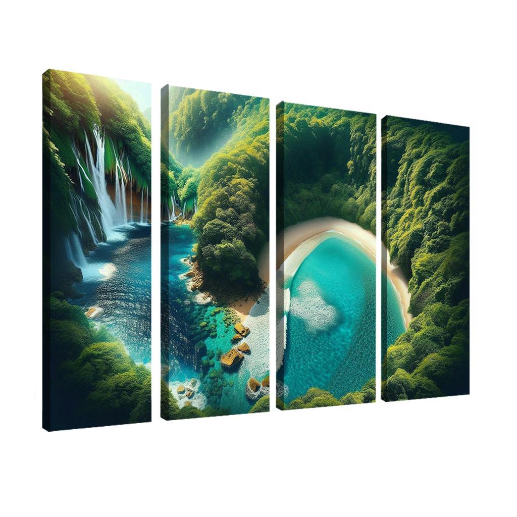 Mystic Cove Enchanted Forest Meets Sea Custom Paintings Frame