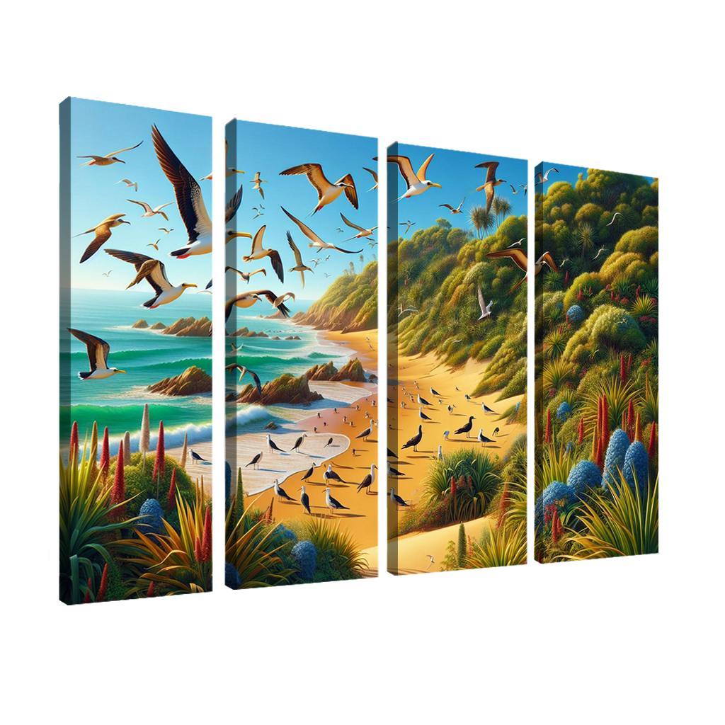 Eagle Nest Beach A Wildlife Sanctuary Custom Paintings Frame