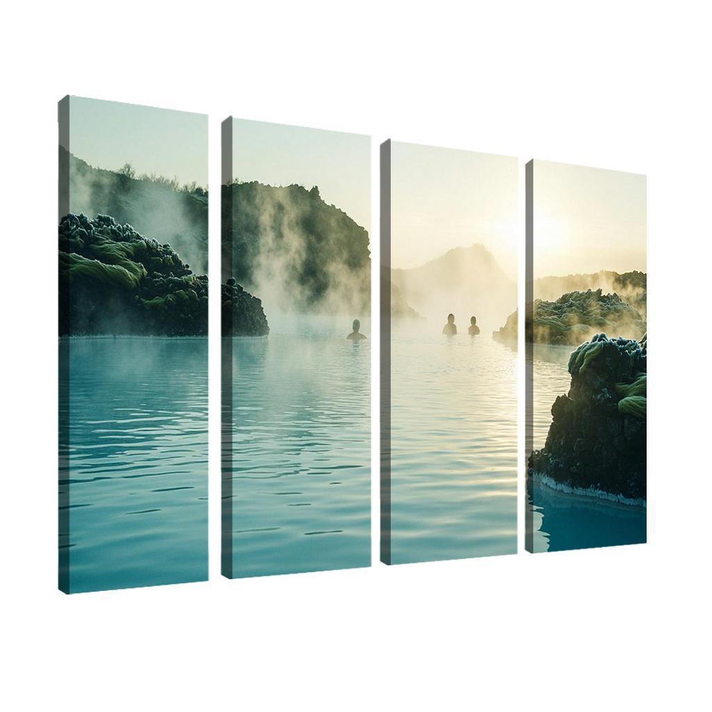 The Blue Lagoon Abstract Paintings Frame