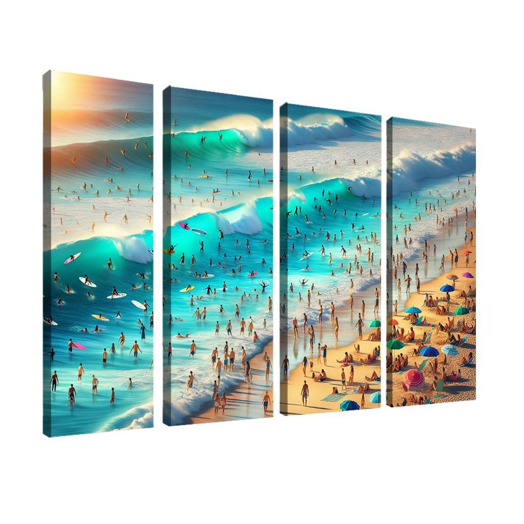 Blue Wave Oasis Adventure Awaits Art Trends