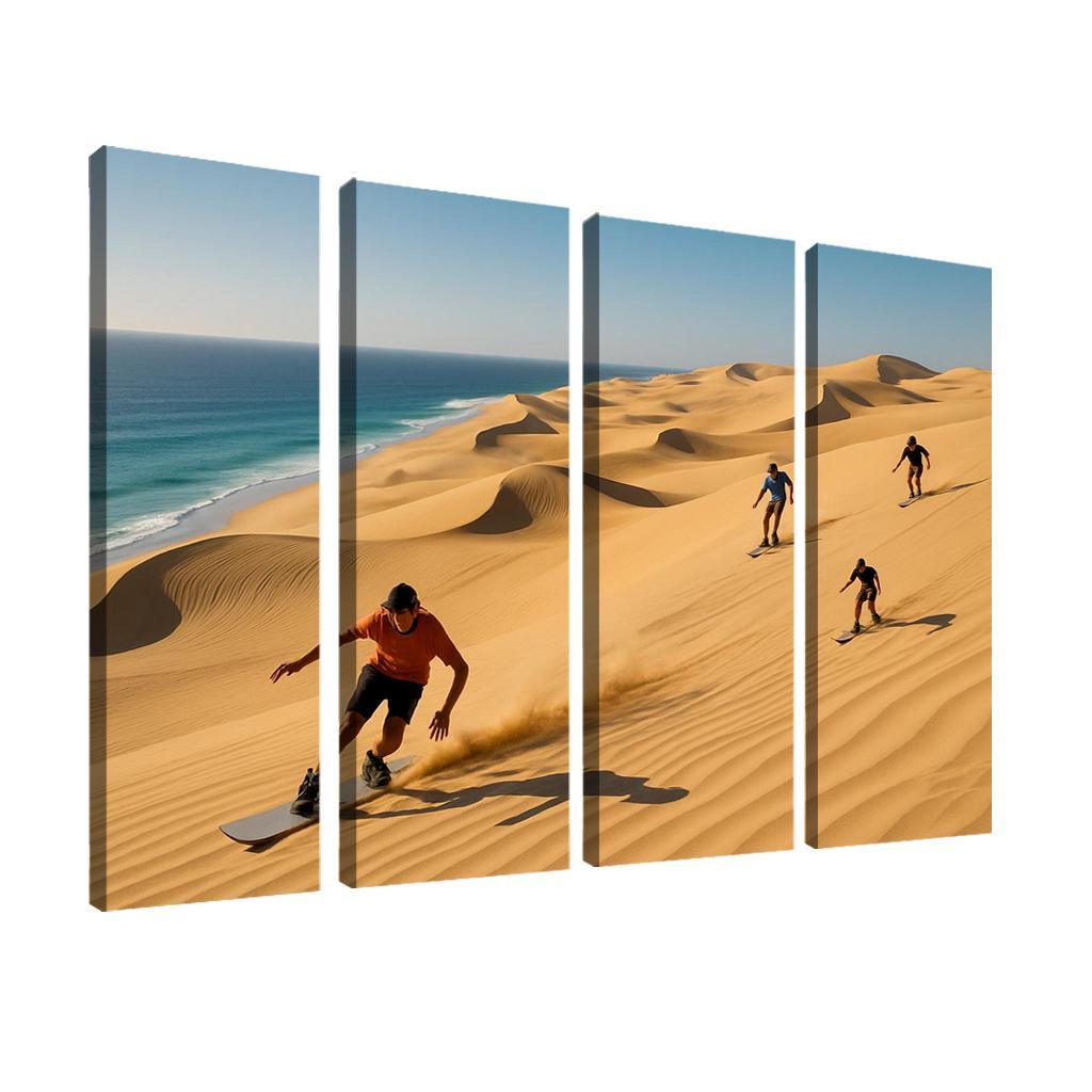 Whispering Dunes Coastal Adventure Custom Paintings Frame