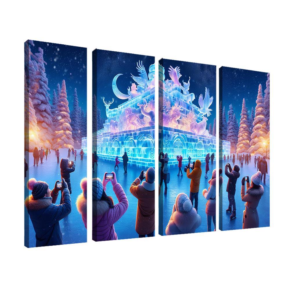 Harbin International Ice And Snow Sculpture Festival - China Modern Paintings Frame