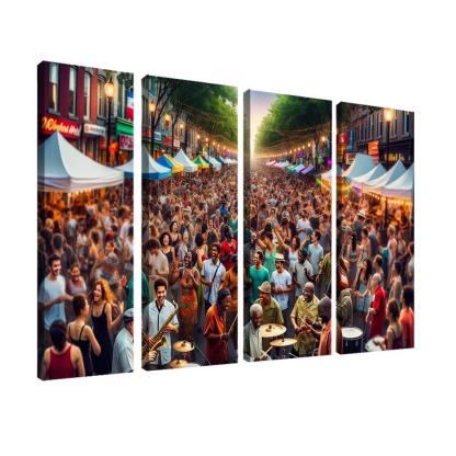 Montreal International Jazz Festival - Canada Modern Paintings Frame