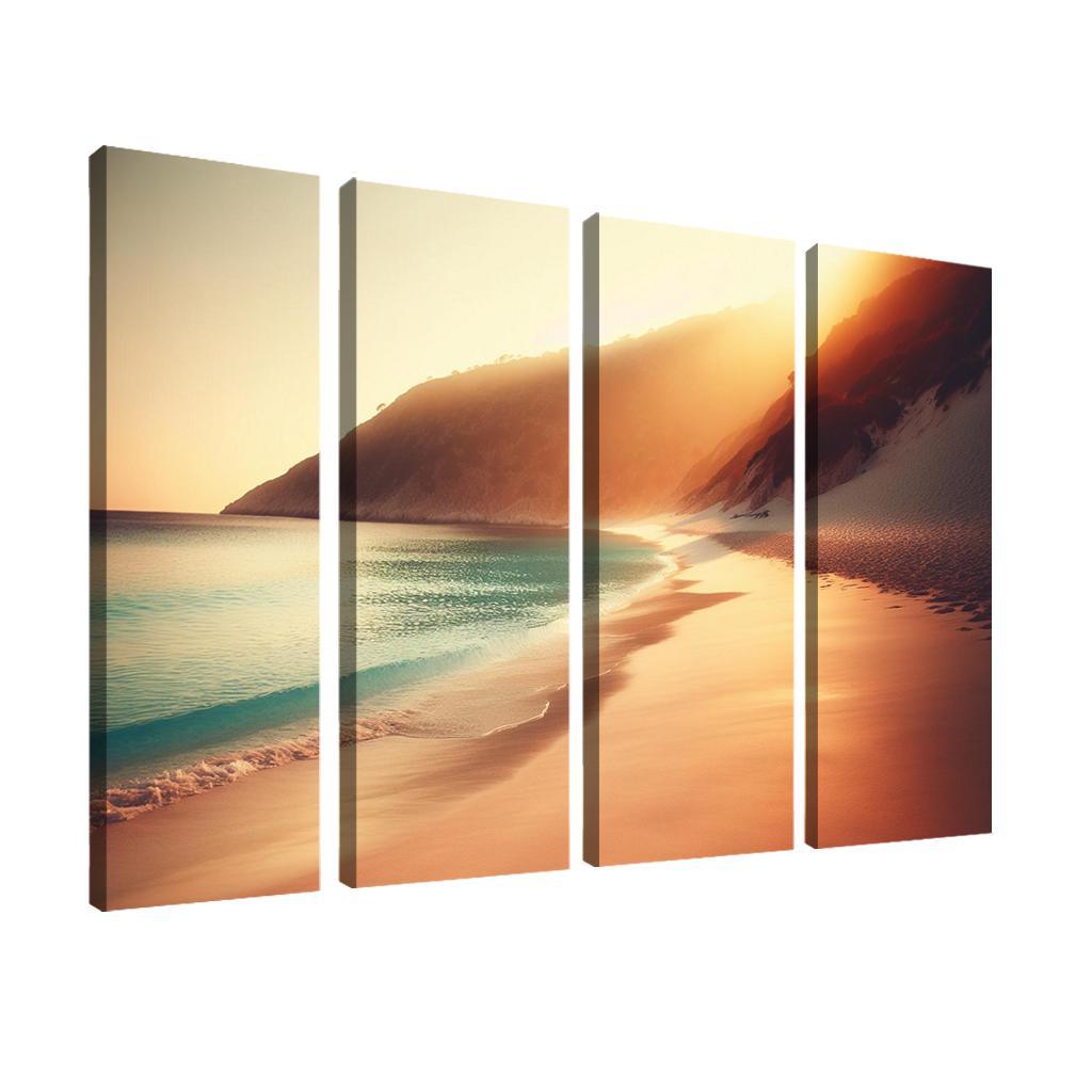 Waves Of Serenity Beach Premium Artwork Frames