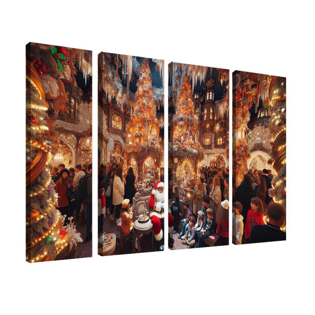 Harrods Christmas Grotto - United Kingdom Modern Paintings Frame