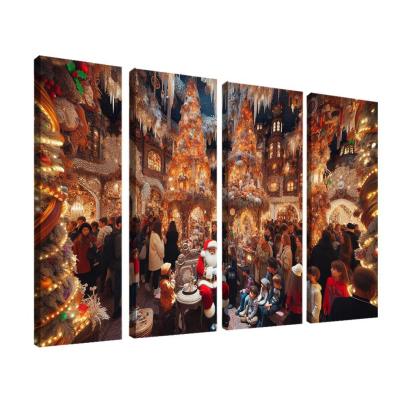 Harrods Christmas Grotto - United Kingdom Modern Paintings Frame