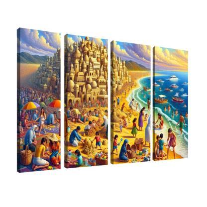 Calm Waters Ideal For Family Fun Abstract Paintings Frame