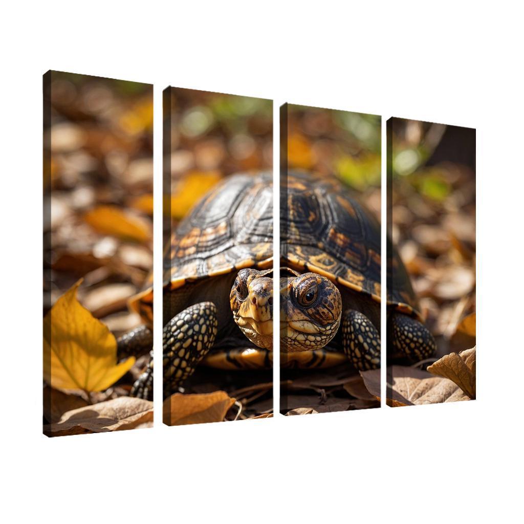 The Elegant Swallowtail Butterfly In A Wildflower Meadow Framed Paintings