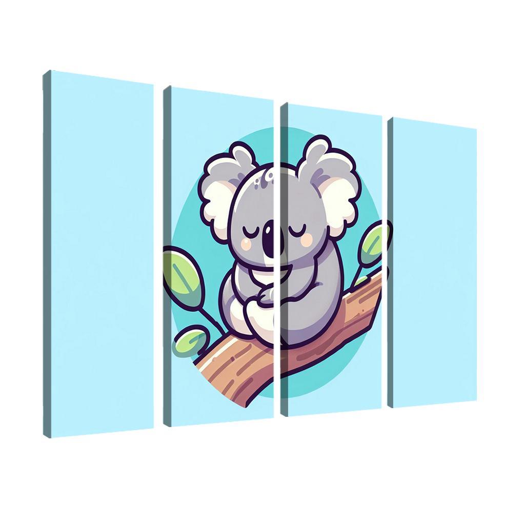 Cuddly Koala Modern Paintings Frame