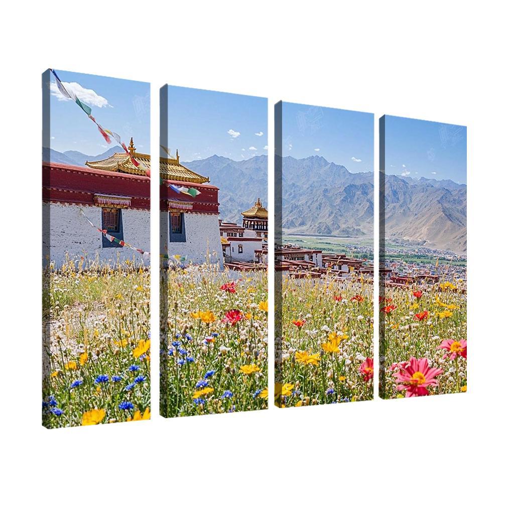 Palace Of Potala Abstract Paintings Frame