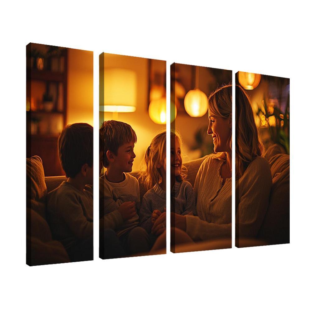 A Mothers Heart The Foundation Of Family Canvas Paintings Frame