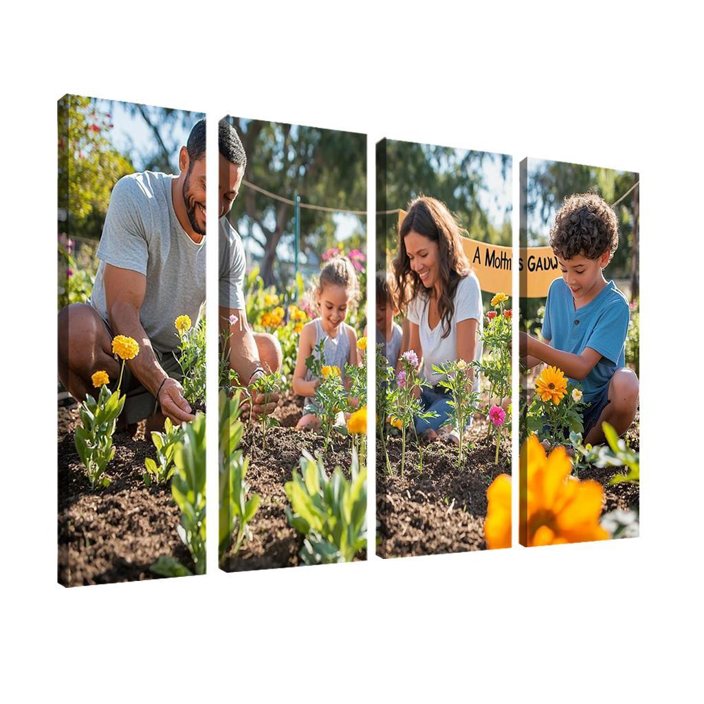 A Mothers Garden Blossoming Love Modern Paintings Frame