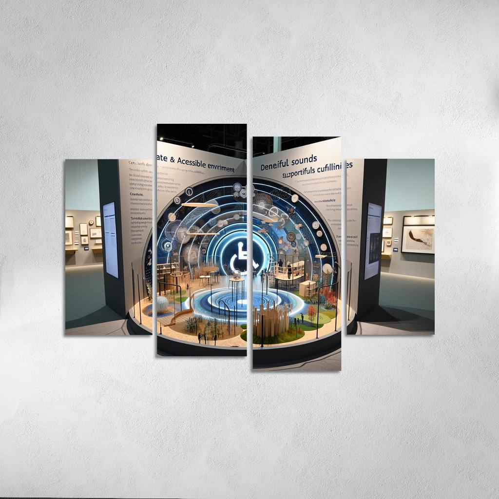 Breaking Barriers Advocacy For Accessibility And Inclusion Multi-panel Paintings