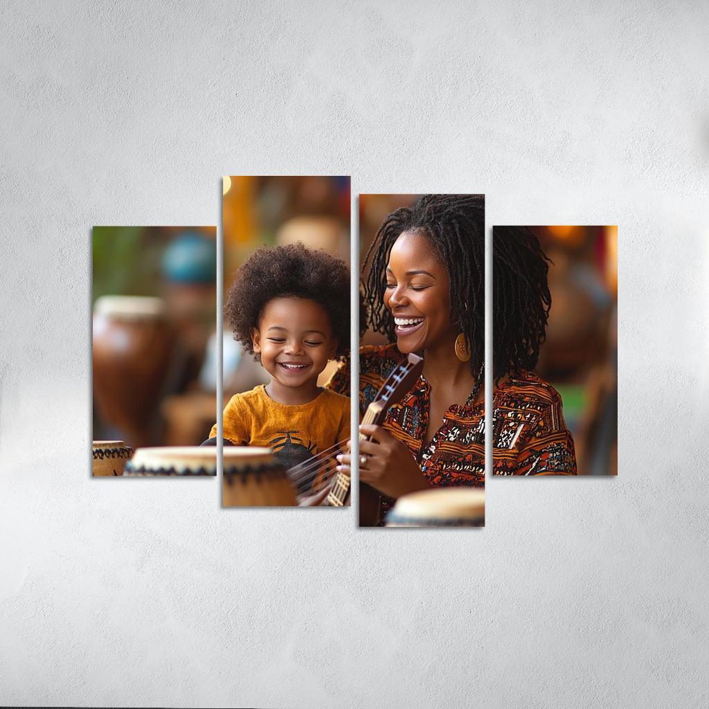 A Symphony Of Moments Celebrating Motherhood Canvas Paintings Frame