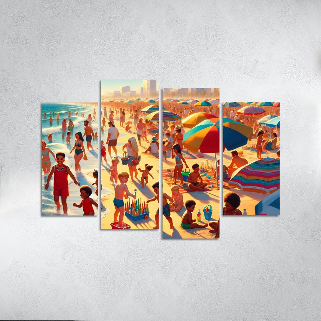 Gentle Bay Family Fun Zone Abstract Paintings Frame