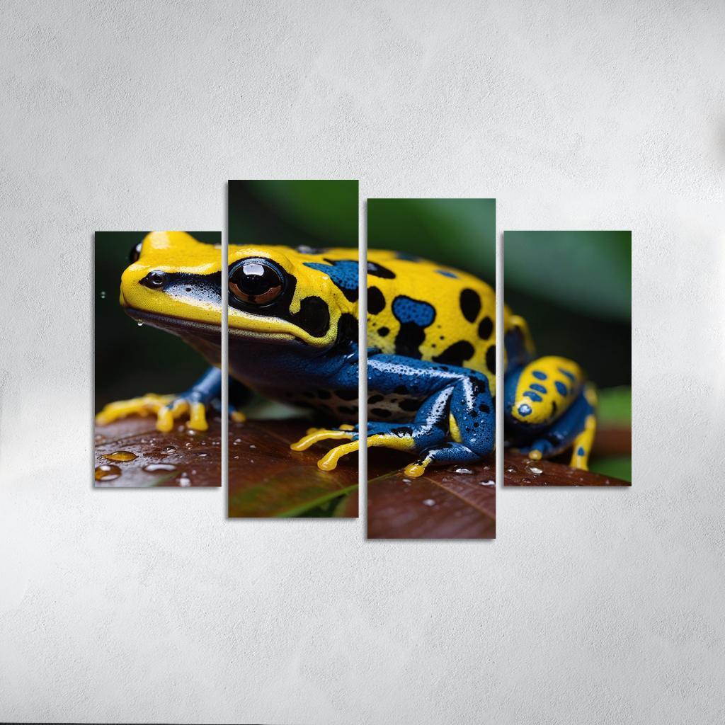 The Colorful Poison Dart Frog Jewel Of The Tropics Modern Paintings Frame