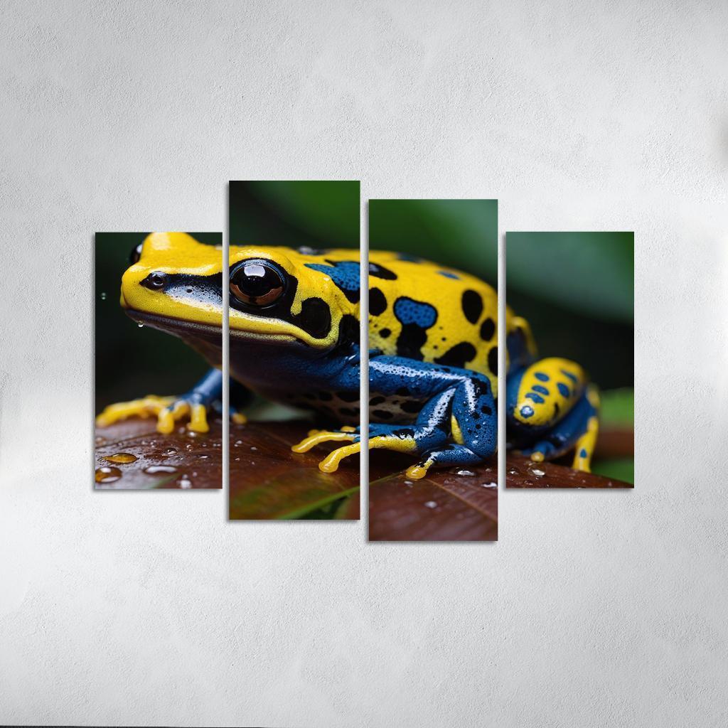 The Colorful Poison Dart Frog Jewel Of The Tropics Modern Paintings Frame