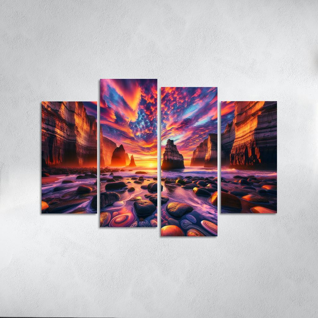 Sunset Cliffs A Photographer's Dream Custom Paintings Frame