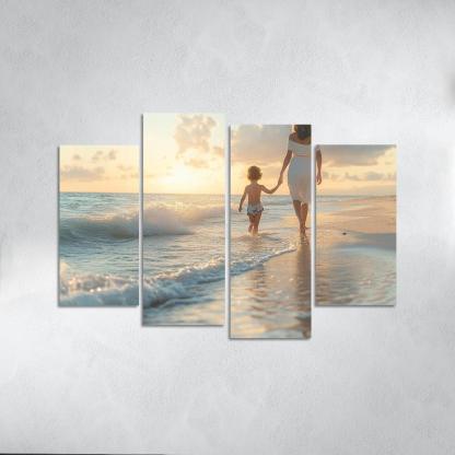 Embracing Change A Mothers Support Through Transitions Canvas Paintings Frame