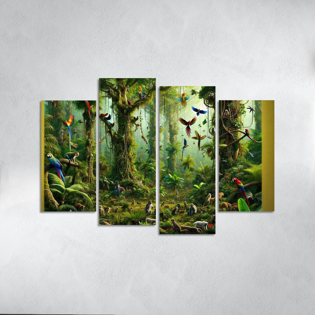 Nature's Voices Advocating For Biodiversity Custom Paintings Frame