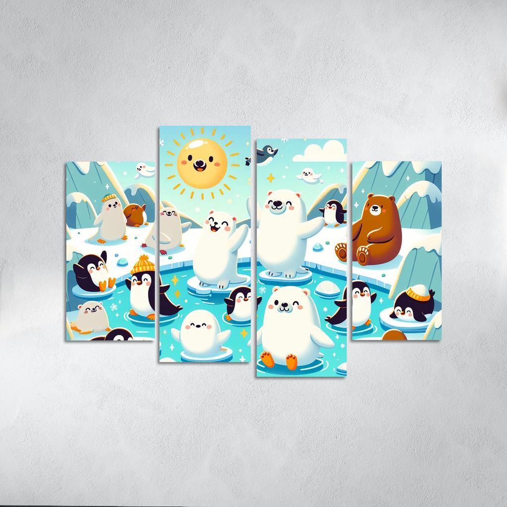 Adventurous Arctic Animals Premium Artwork Frames