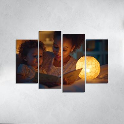 Guardian Angels A Mothers Everlasting Watch Canvas Paintings Frame