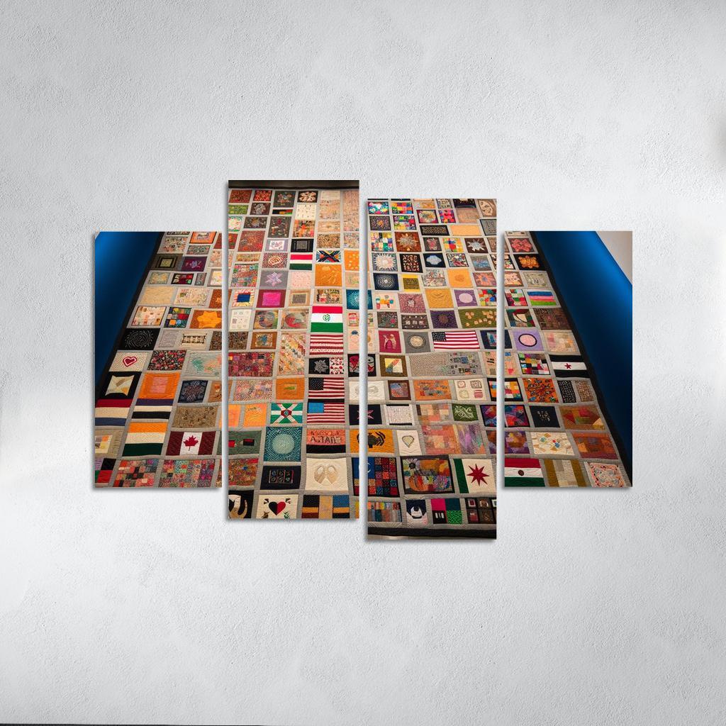 Stitching Together Lives The Impact Of Refugee Crises Custom Paintings Frame