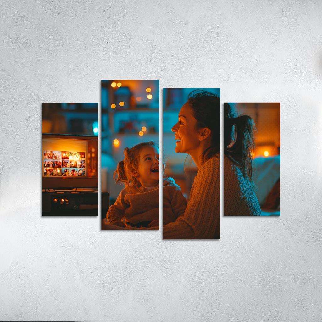 Cinematic Memories The Movie Of Life Custom Paintings Frame