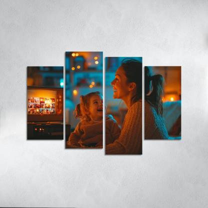 Cinematic Memories The Movie Of Life Custom Paintings Frame