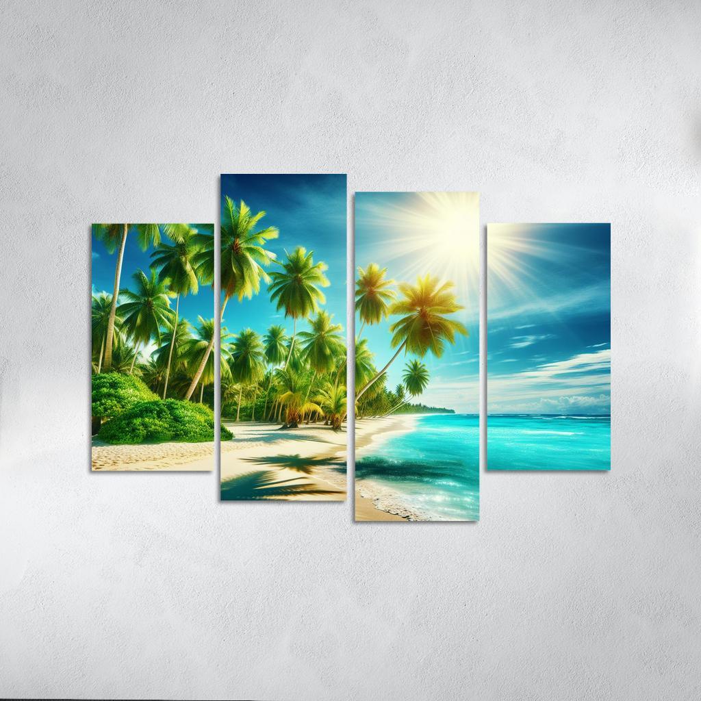 Coconut Cove Tropical Escape Premium Artwork Frames