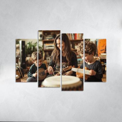 A Symphony Of Love A Mothers Melodies Canvas Paintings Frame