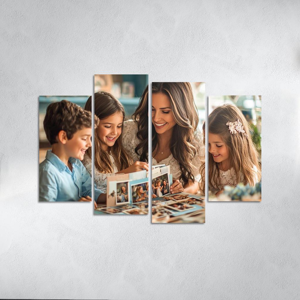 Mosaic Of Memories A Mothers Love Canvas Paintings Frame