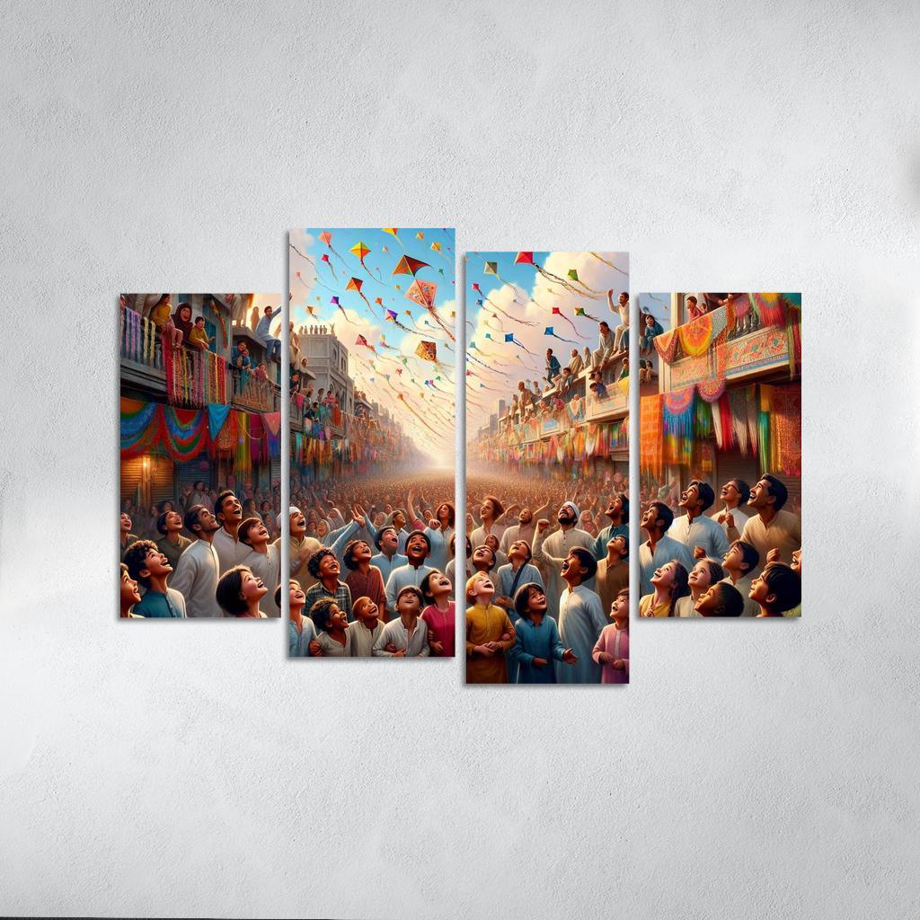 International Kite Festival - India Modern Paintings Frame