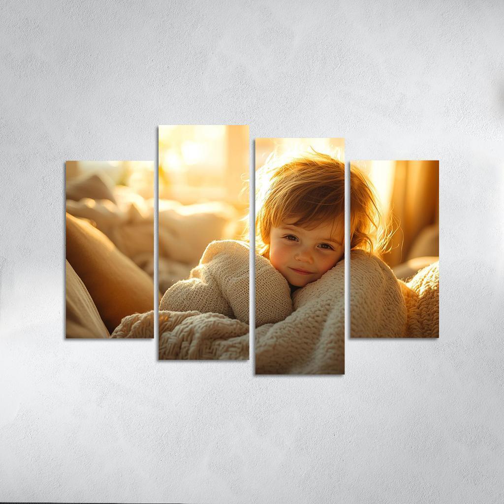 Whispers Of The Heart A Mothers Embrace Custom Paintings Frame