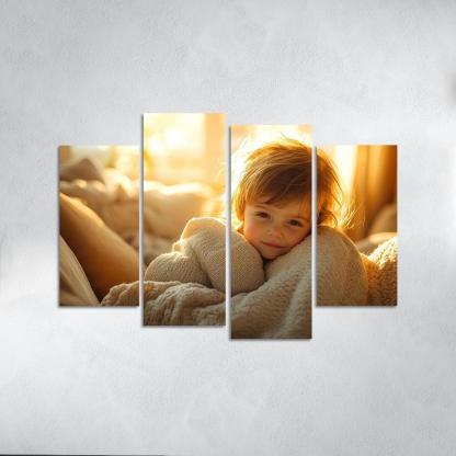 Whispers Of The Heart A Mothers Embrace Custom Paintings Frame