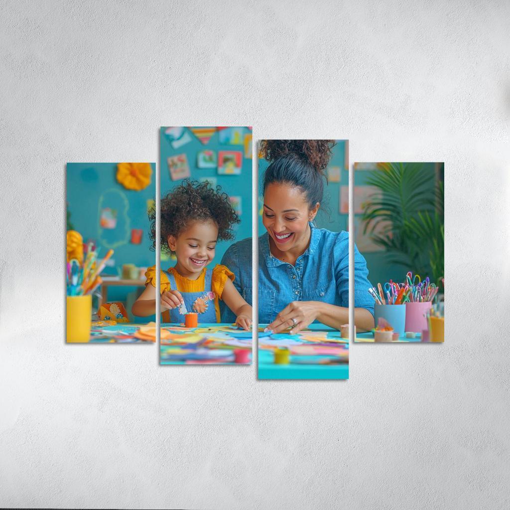Crafting Memories The Art Of Togetherness Custom Paintings Frame