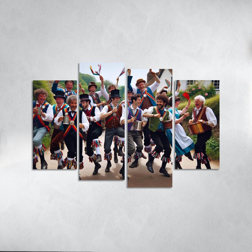 Morris Dance The Folk Tradition Of England Modern Paintings Frame