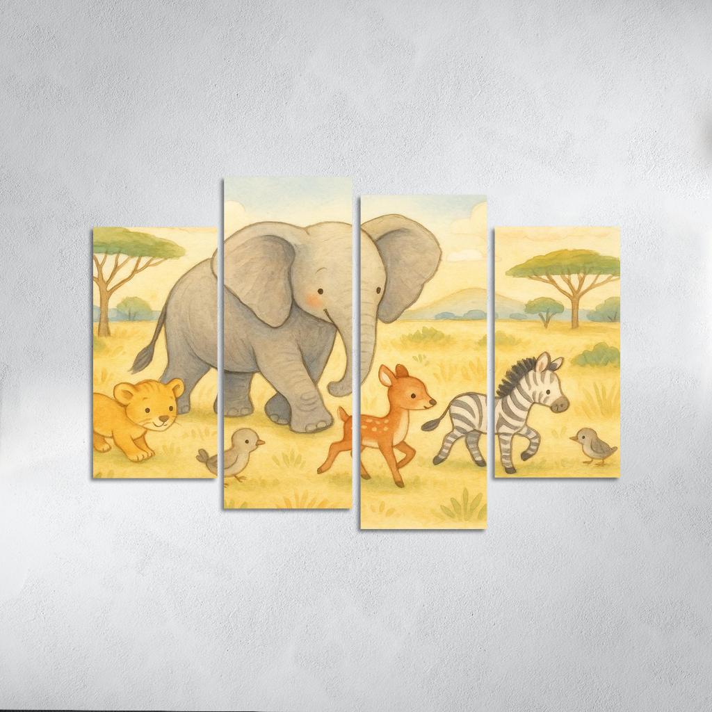 Gentle Giant Elephant Quest Premium Artwork Frames