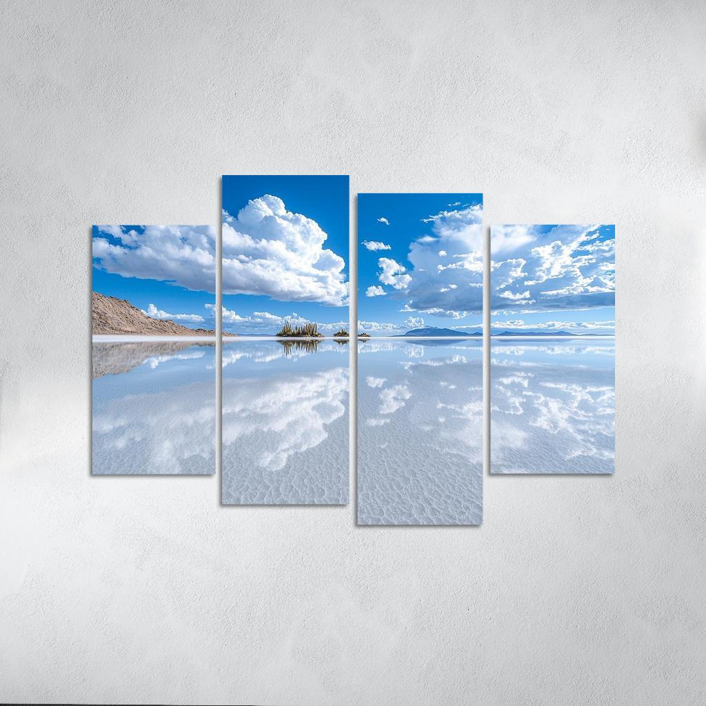 Salar De Uyuni Abstract Paintings Frame
