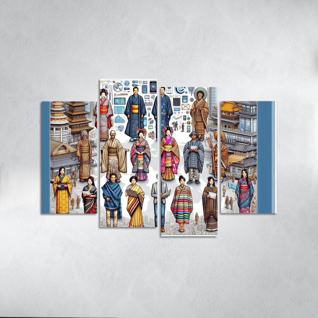 Roots Of Heritage The Value Of Cultural Preservation Custom Paintings Frame