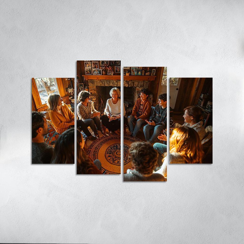 The Ties That Bind A Mothers Connection Canvas Paintings Frame