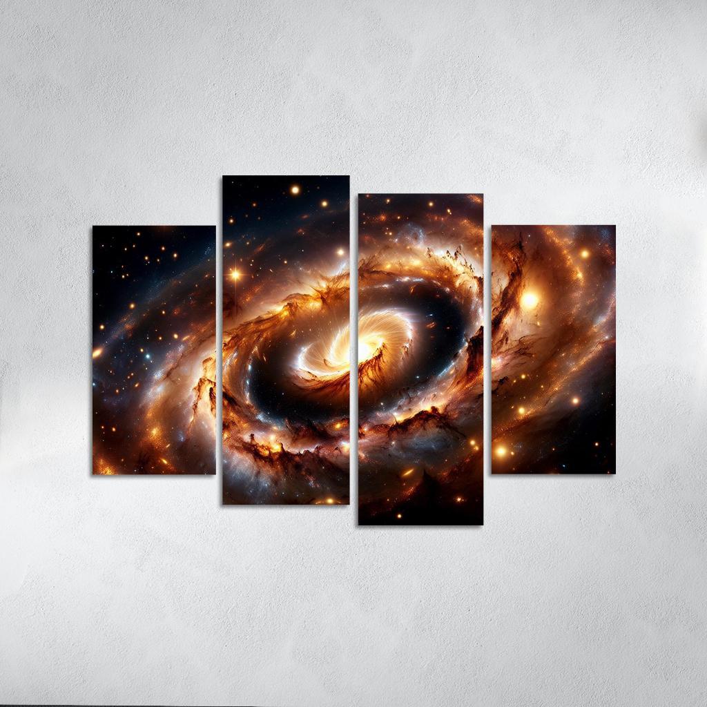 The Phenomenon Of Quasars Abstract Paintings Frame