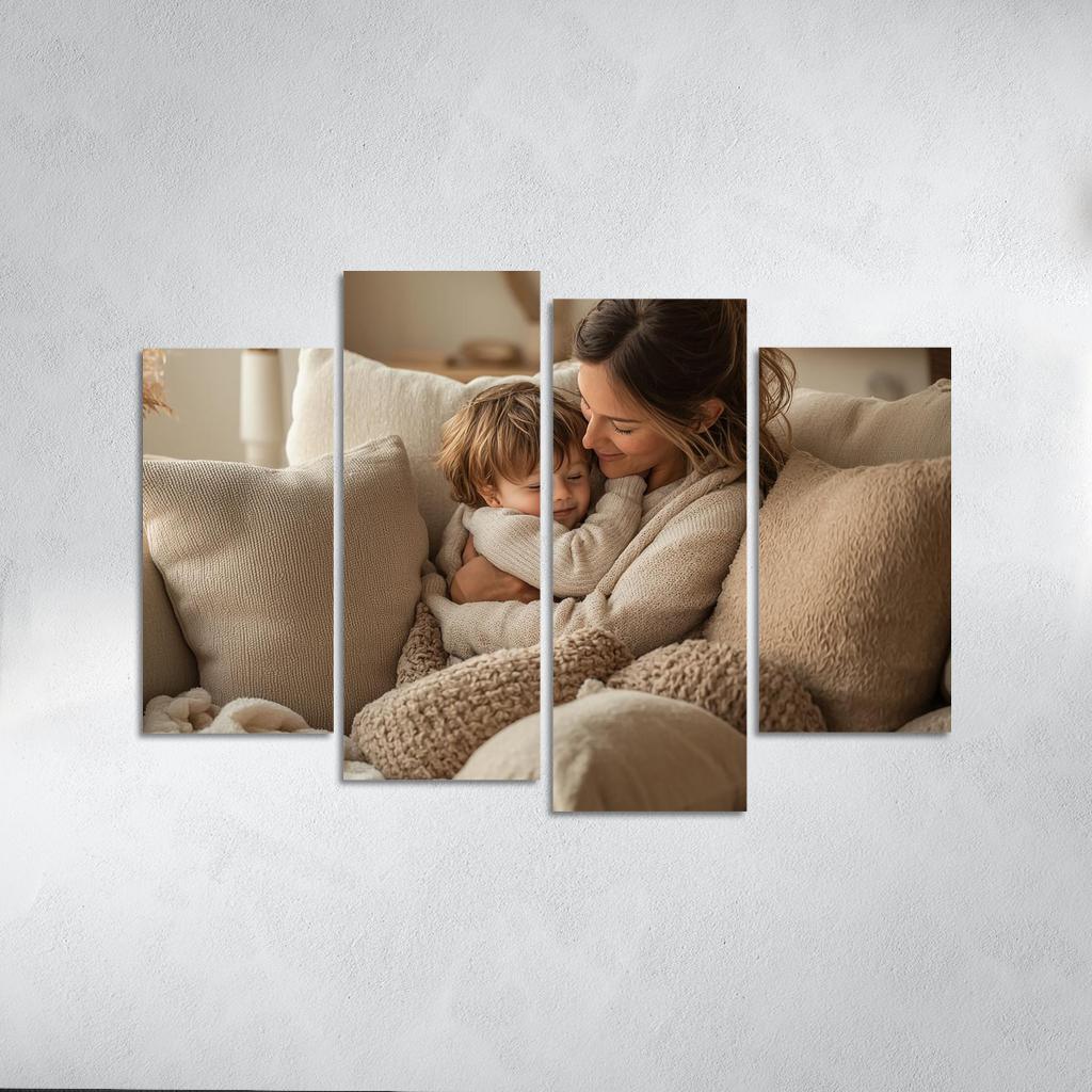 Cocoon Of Comfort A Mothers Safe Haven Custom Paintings Frame