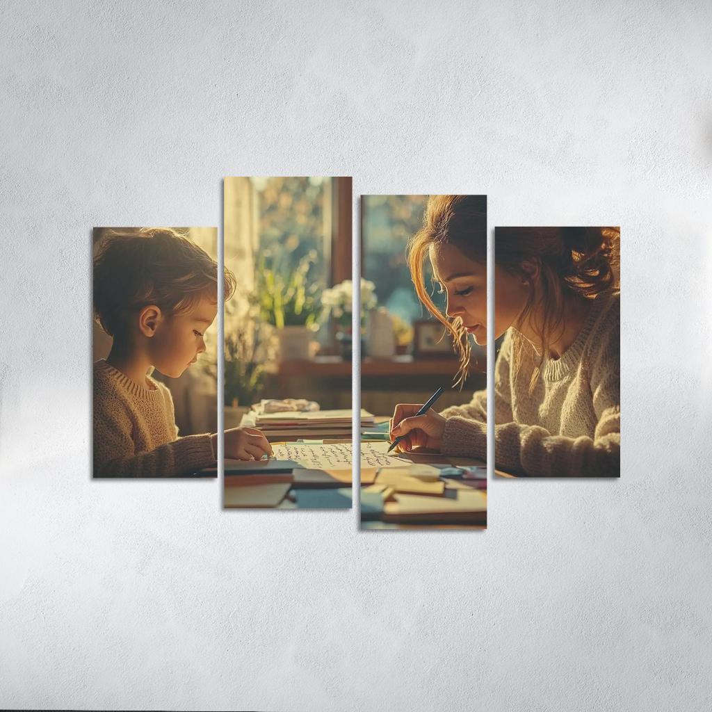 Love In Every Letter A Mothers Words Custom Paintings Frame