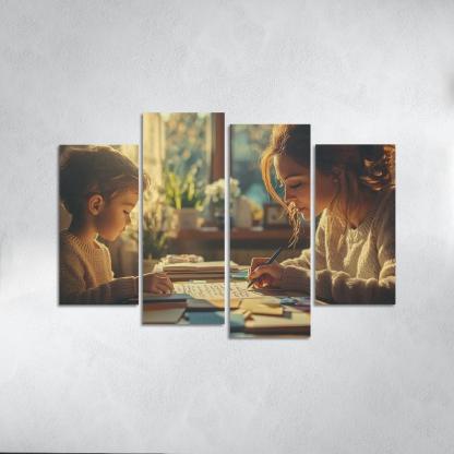 Love In Every Letter A Mothers Words Custom Paintings Frame