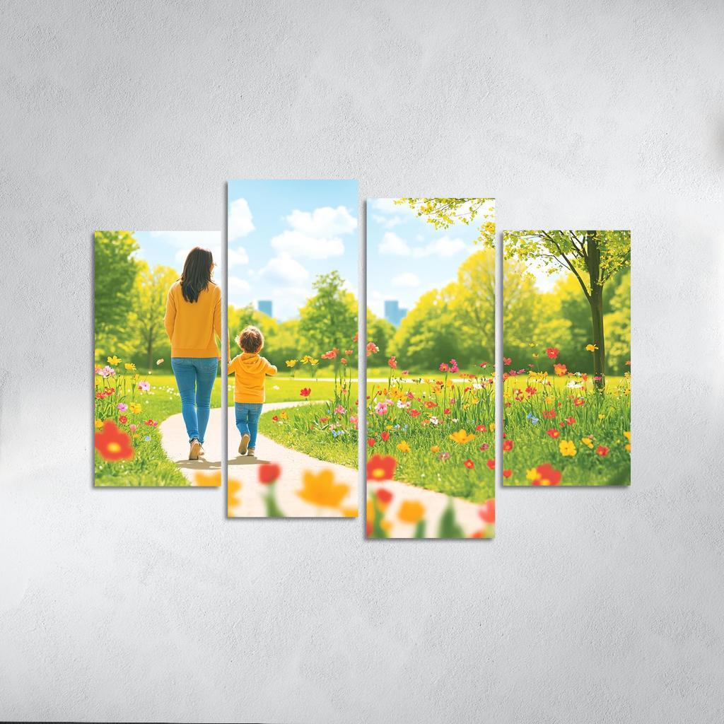 Memories In The Making A Mothers Journey Canvas Paintings Frame