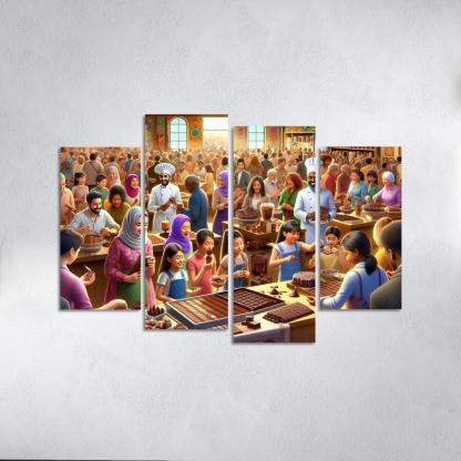 World Chocolate Festival - Uk Framed Paintings