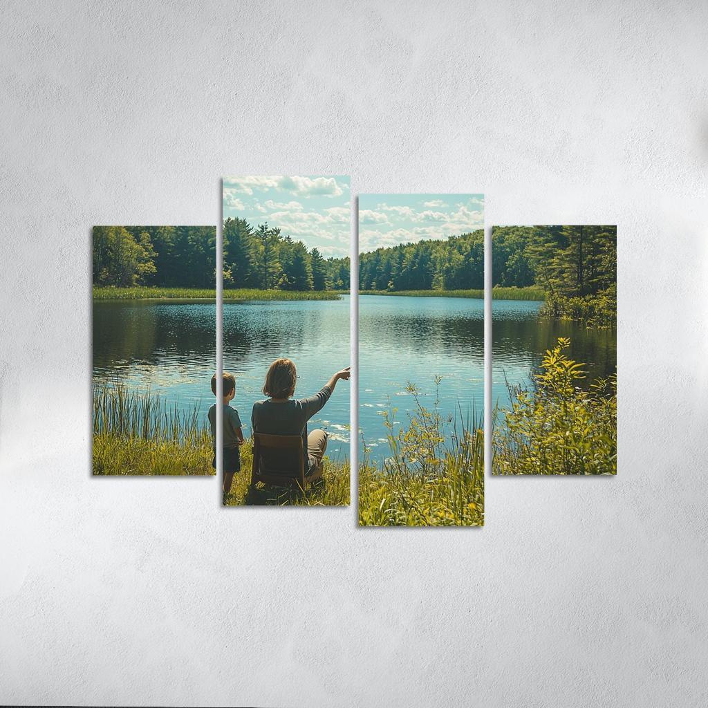 Navigating Life A Mothers Steady Compass Canvas Paintings Frame