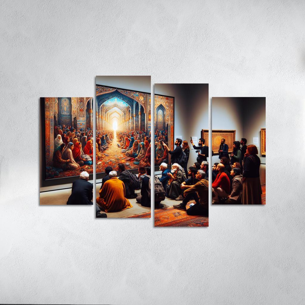 Threads Of Solidarity Art On Global Refugees Framed Paintings